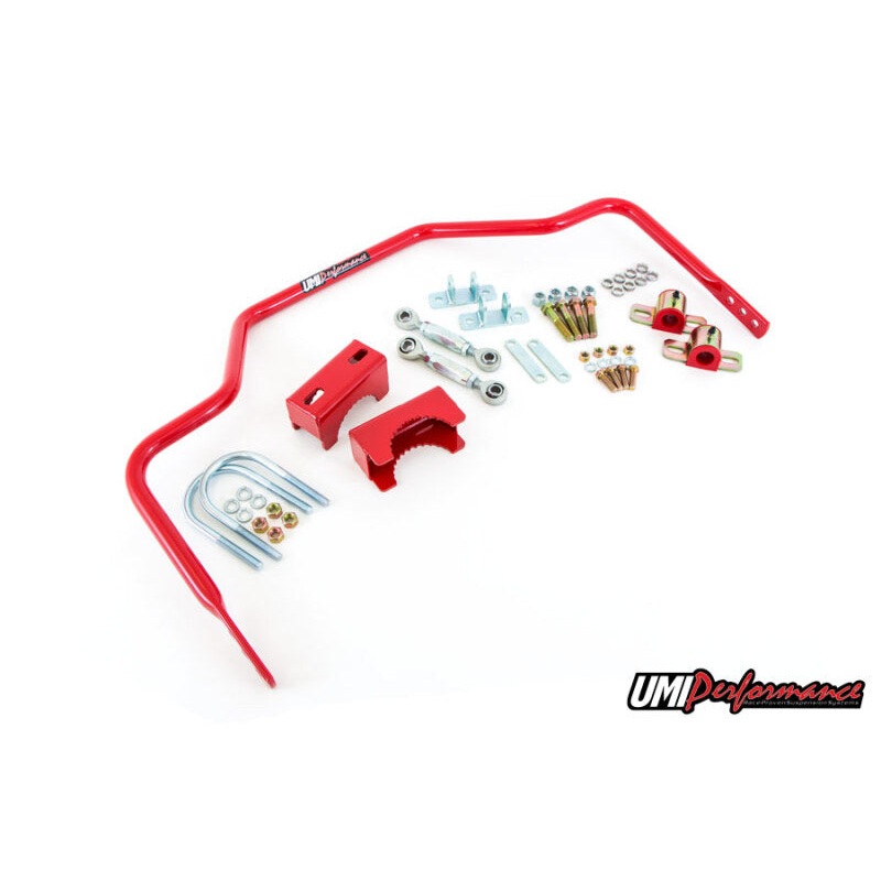 UMI Performance 64-72 GM A-Body 1in Tubular Rear Sway Bar Chassis Mounted