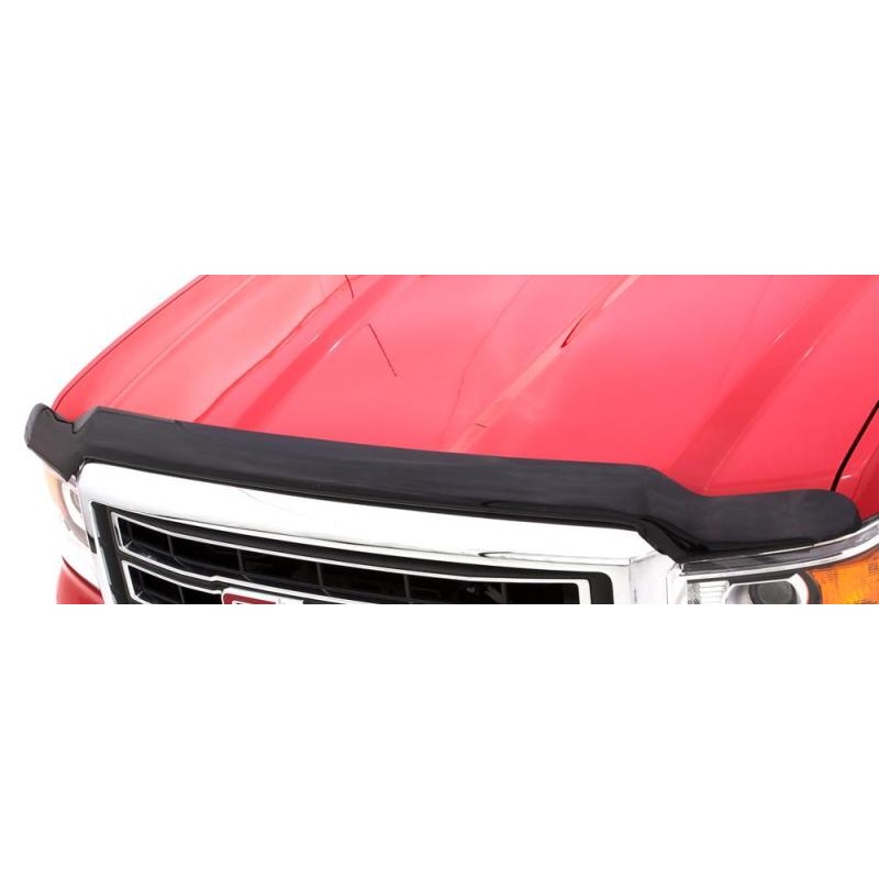 AVS 07-13 GMC Sierra 1500 High Profile Bugflector II Hood Shield - Smoke