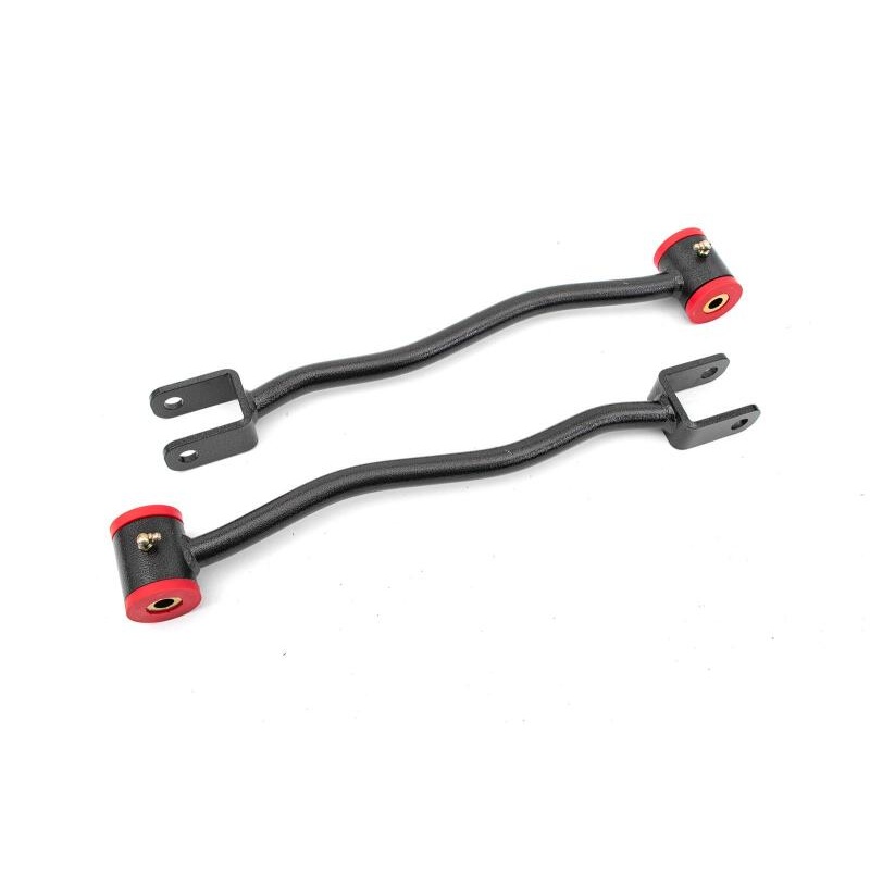 BMR 08-14 Cadillac CTS-V 2nd Gen Lower Trailing Arms Non-Adjustable Poly Bushings - Black Hammertone