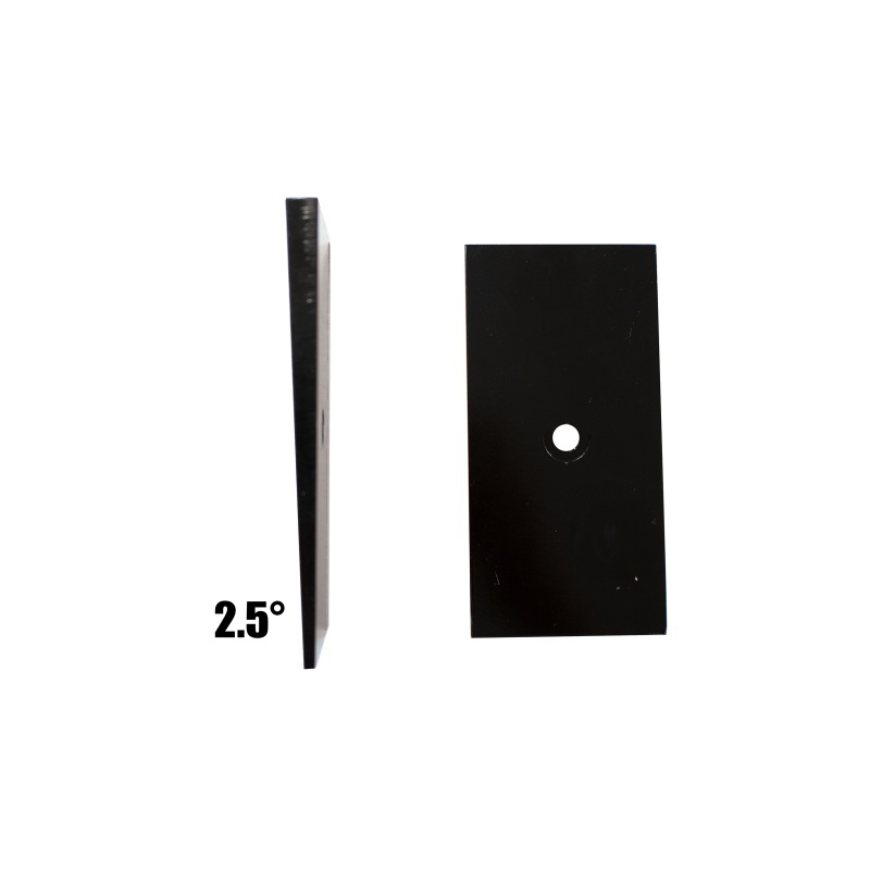 Fishbone Offroad Universal 2.5in Leaf Spring Shim - Black