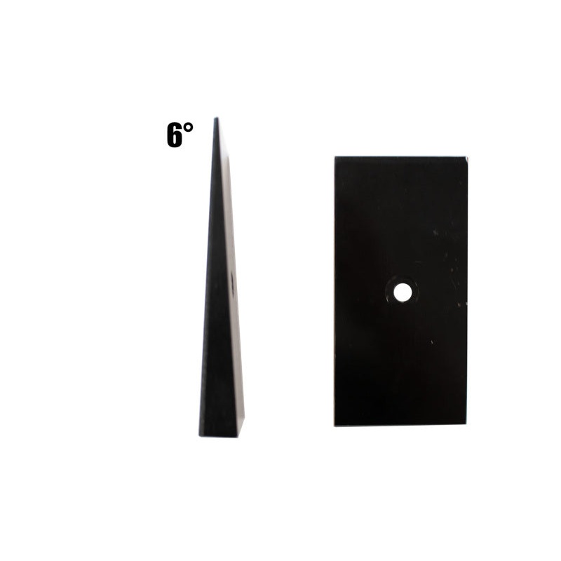 Fishbone Offroad Universal 6in Leaf Spring Shim - Black