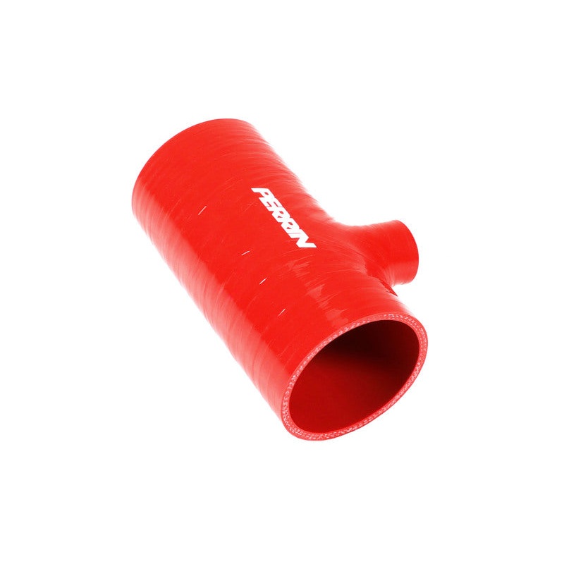 Perrin 2022+ Subaru WRX Red 3in Turbo Inlet Hose w/ Nozzle (Short)