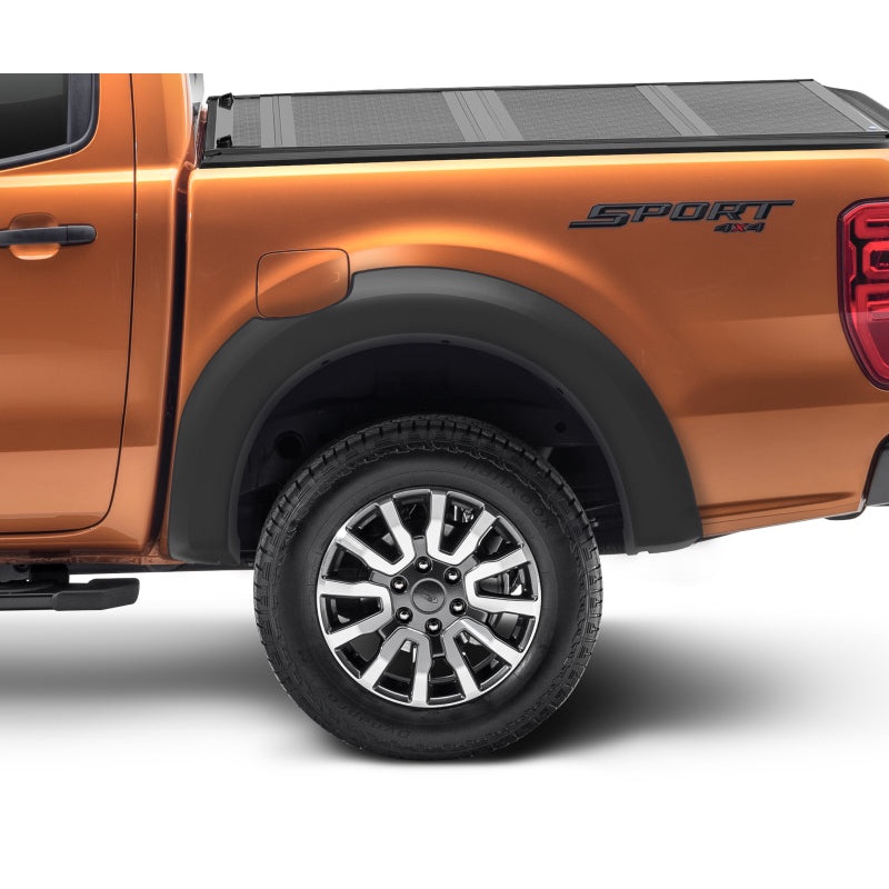 Bushwacker 19-23 Ford Ranger 5ft. Bed Extend-A-Fender Style Flares 2pc - Black