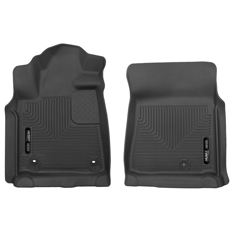 Husky Liners 12-14 Toyota Tundra Pickup(Crew / Ext / Std Cab) X-Act Contour Black Front Floor Liners