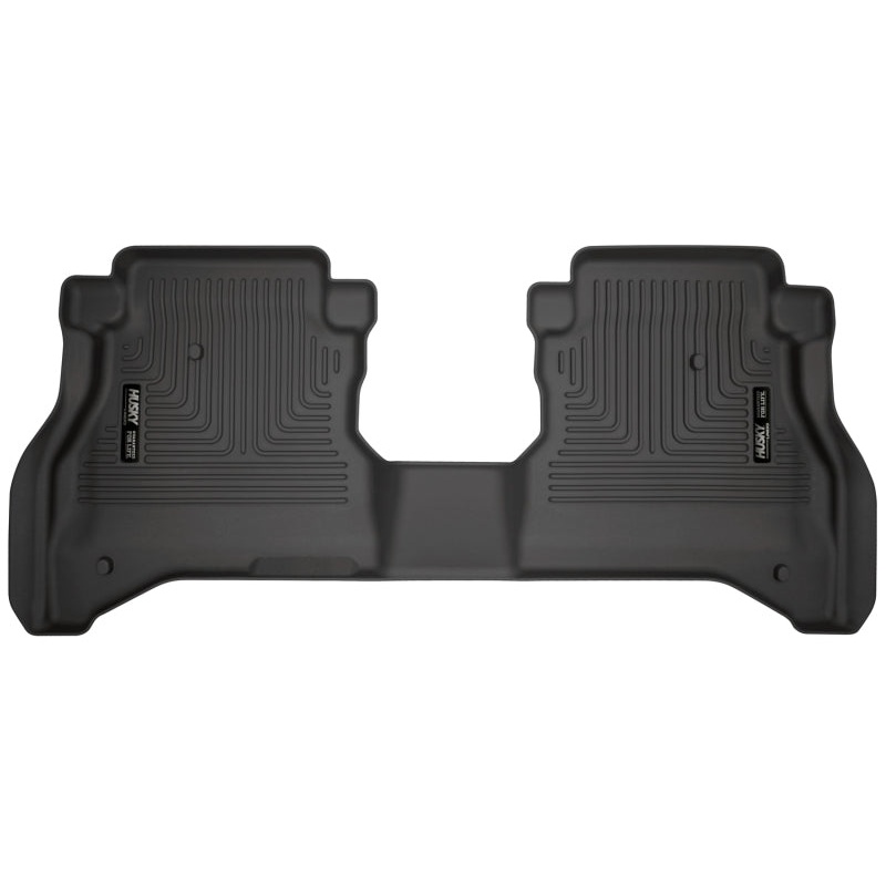 Husky Liners 20-21 Jeep Gladiator Crew Cab WeatherBeater 2nd Seat Black Floor Liners