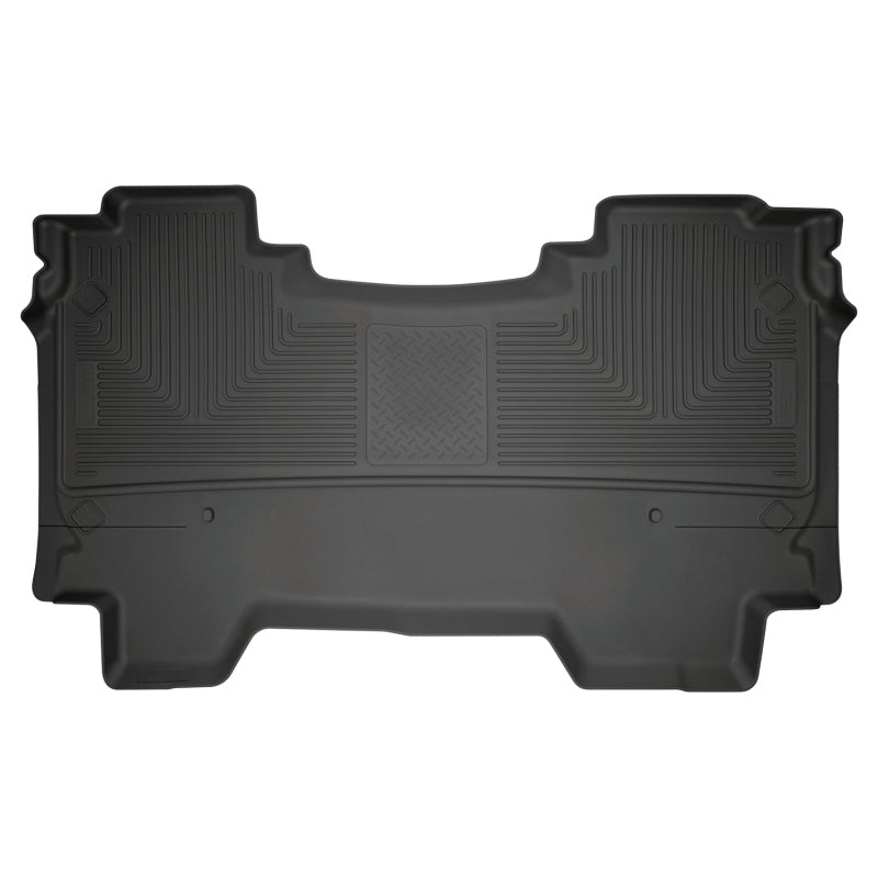 Husky Liners 2019 Ram 1500 CC WeatherBeater 2nd Seat Floor Liners Black (W/O Factory Storage Box)