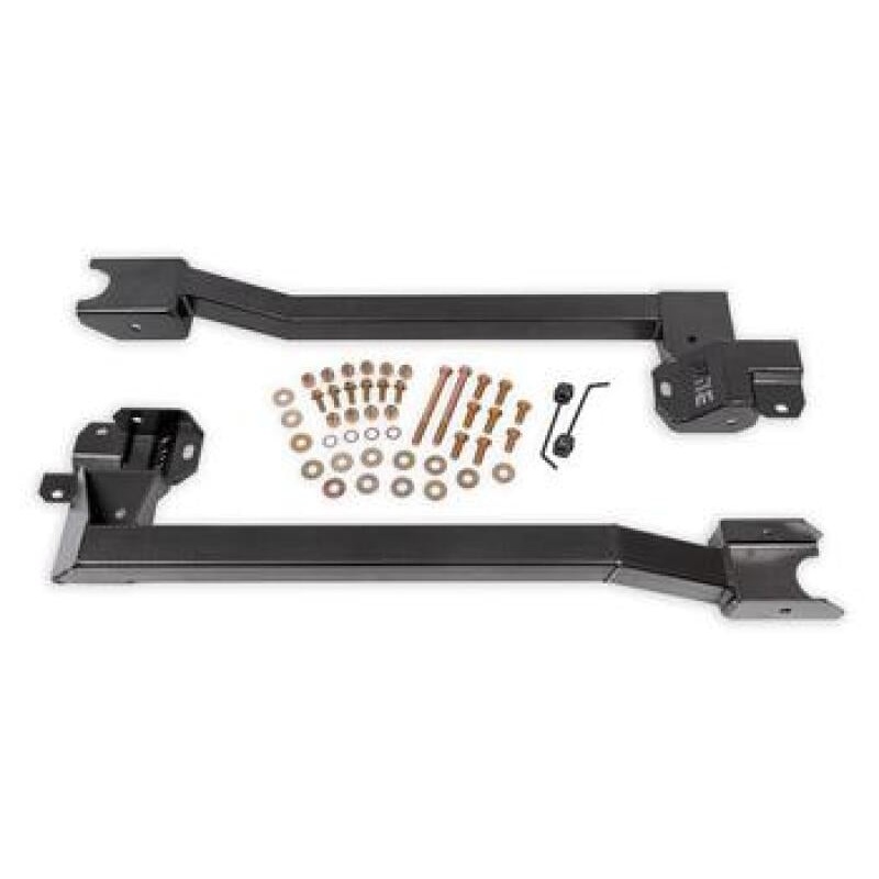 BMR 74-81 GM 2nd Gen F-Body Bolt-On Subframe Connectors - Black Hammertone