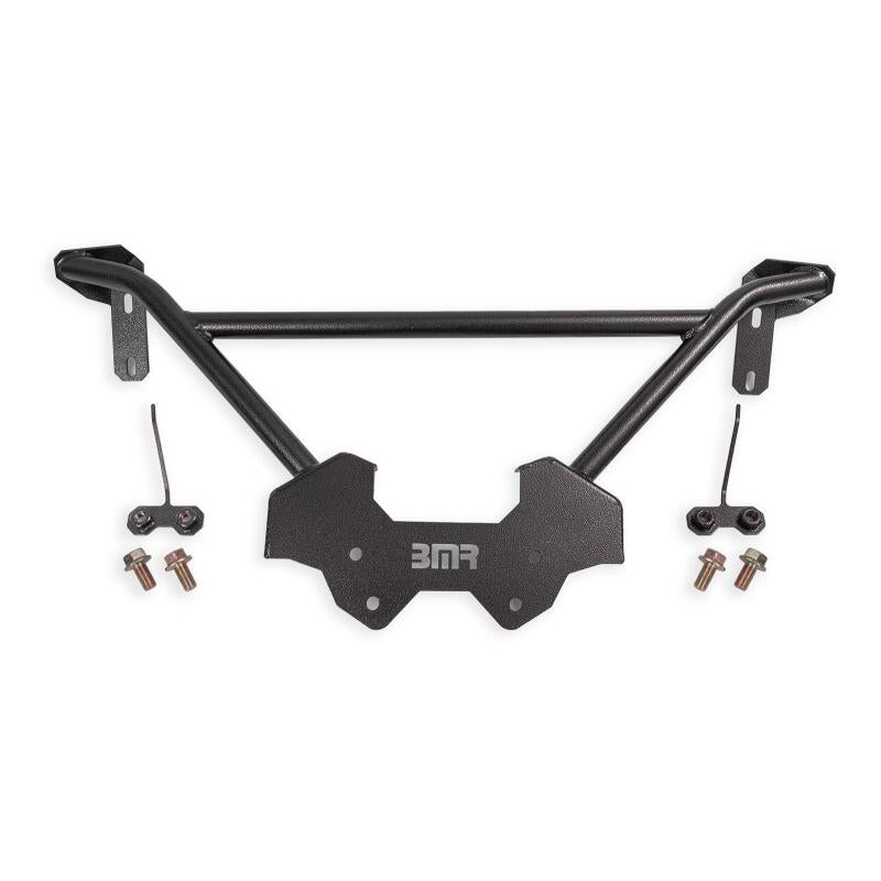 BMR Suspension 64-72 GM A-Body Front Reinforcement Brace - Black Hammertone