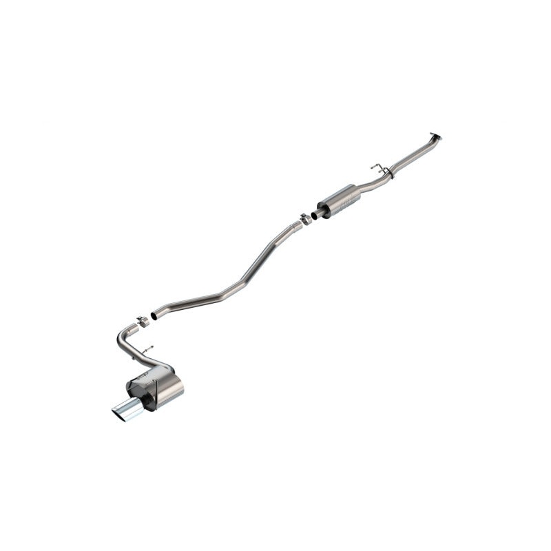 Borla 22-24 Honda Civic Sport 2.25in S-Type Cat Back 4in Tip - Bright Chrome