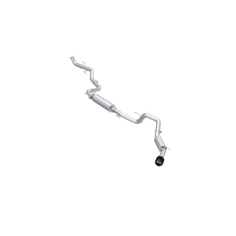 MBRP 2024 Toyota Tacoma T304 Stainless Steel 3in Cat-Back Single Side Exit with Carbon Fiber Tip