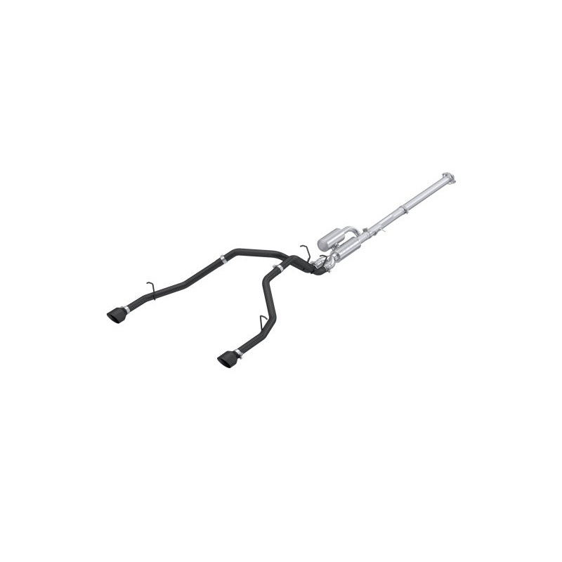 MBRP 2025+ RAM 1500 3.0L BLK Series 3.0in Cat-Back Dual Rear Exit Exhaust
