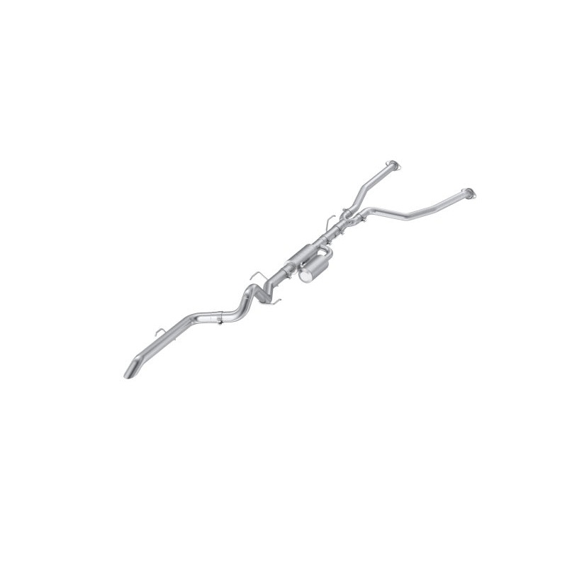 MBRP 22-25 Toyota Tundra 3.4L 3in Cat Back Single Rear Turn Down - T304