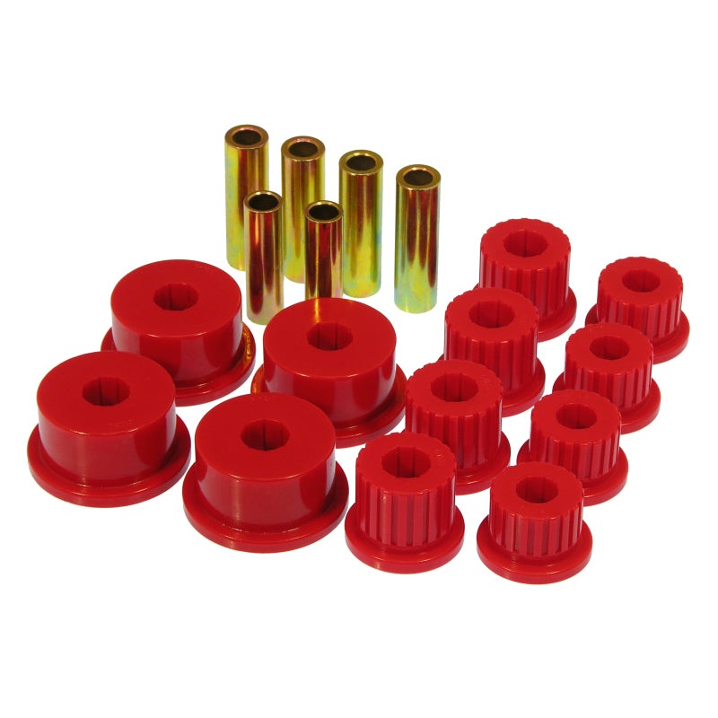 Prothane 94-01 Dodge Ram 2/4wd Rear Spring & Shackle Bushings - Red