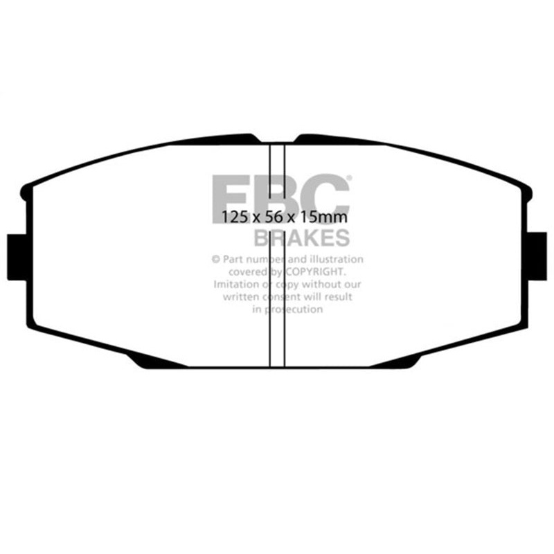 EBC 86-92 Toyota Supra 2.8 Redstuff Front Brake Pads