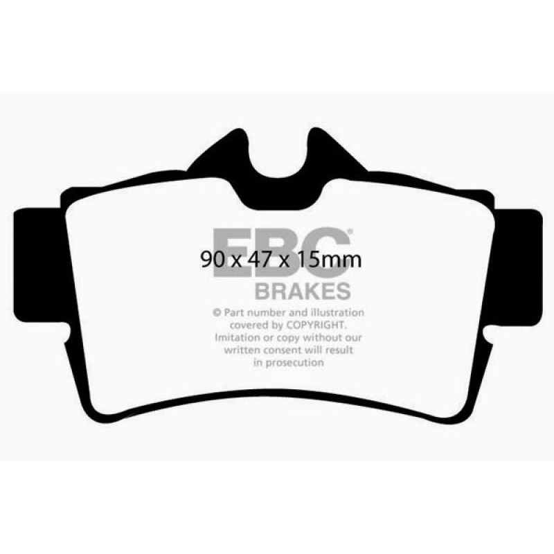 EBC 94-04 Ford Mustang 4.6 Cobra Yellowstuff Rear Brake Pads