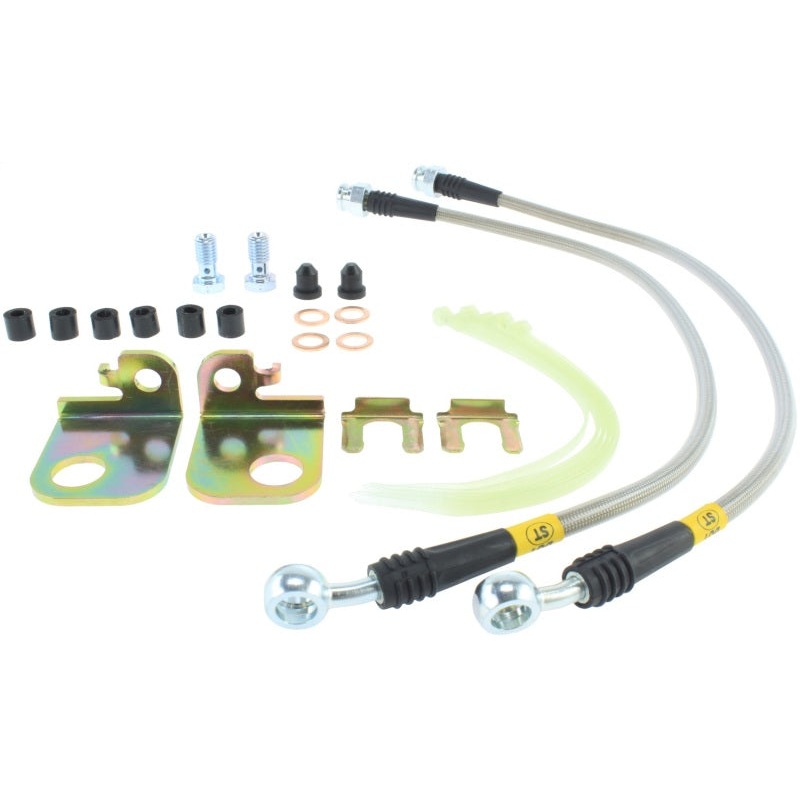 StopTech 00-02 Jaguar S Type Stainless Steel Front Brake Lines