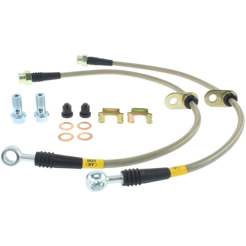 StopTech 02-05 WRX Stainless Steel Front Brake Lines