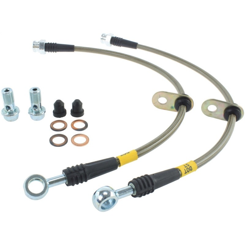 StopTech 06-12 Mitsubishi Eclipse Stainless Steel Rear Brake Lines