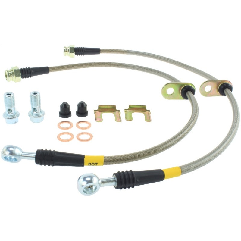 StopTech 08-09 Subaru STi / 13 Subaru BRZ / 13 Scion FR-S Stainless Steel Rear Brake Lines