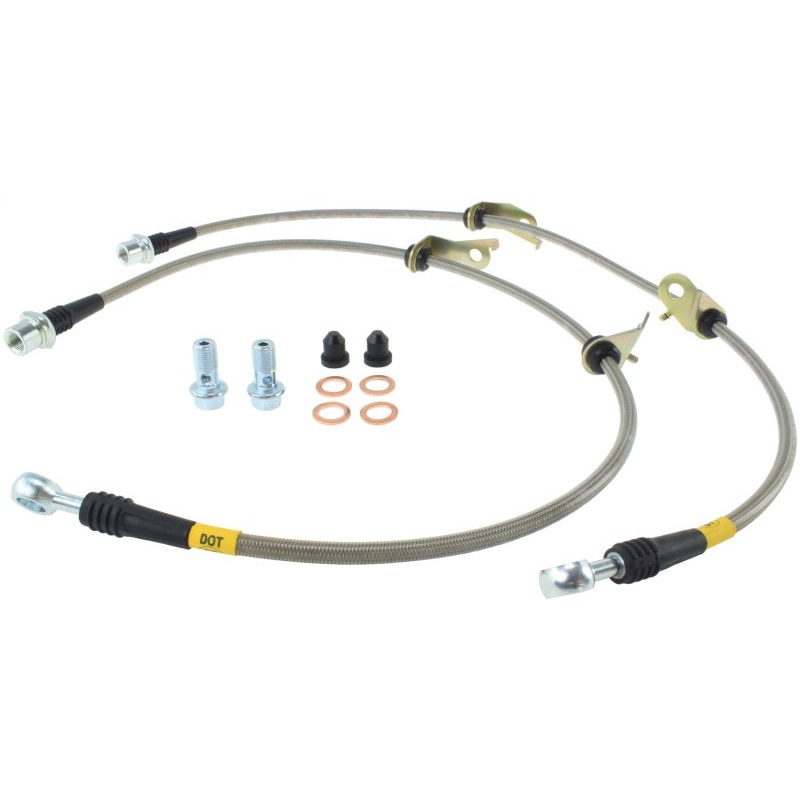 StopTech 11-17 Lexus CT200h Stainless Steel Front Brake Lines