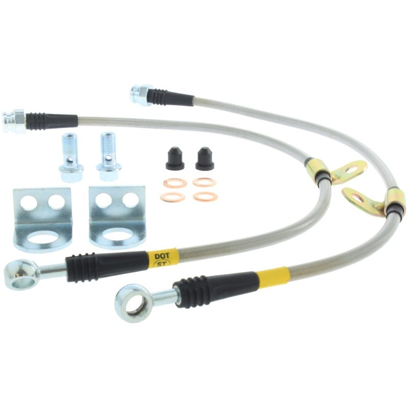 StopTech 14-15 Ford Fiesta ST Stainless Steel BBK Front Brake Lines