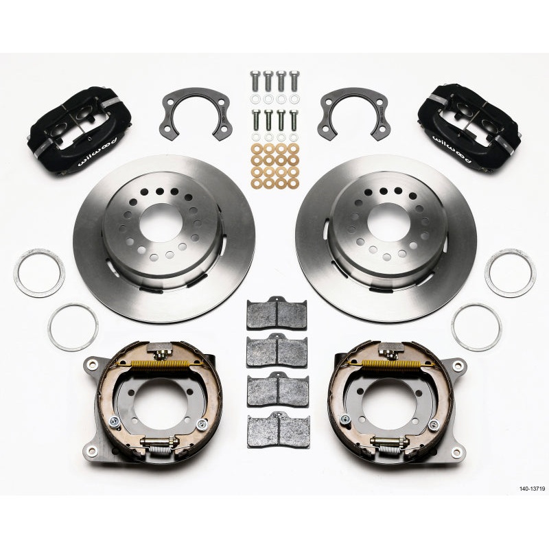 Wilwood Forged Dynalite P/S Park Brake Kit Ford 8.8 Special w/2.50in Offset-5 Lug