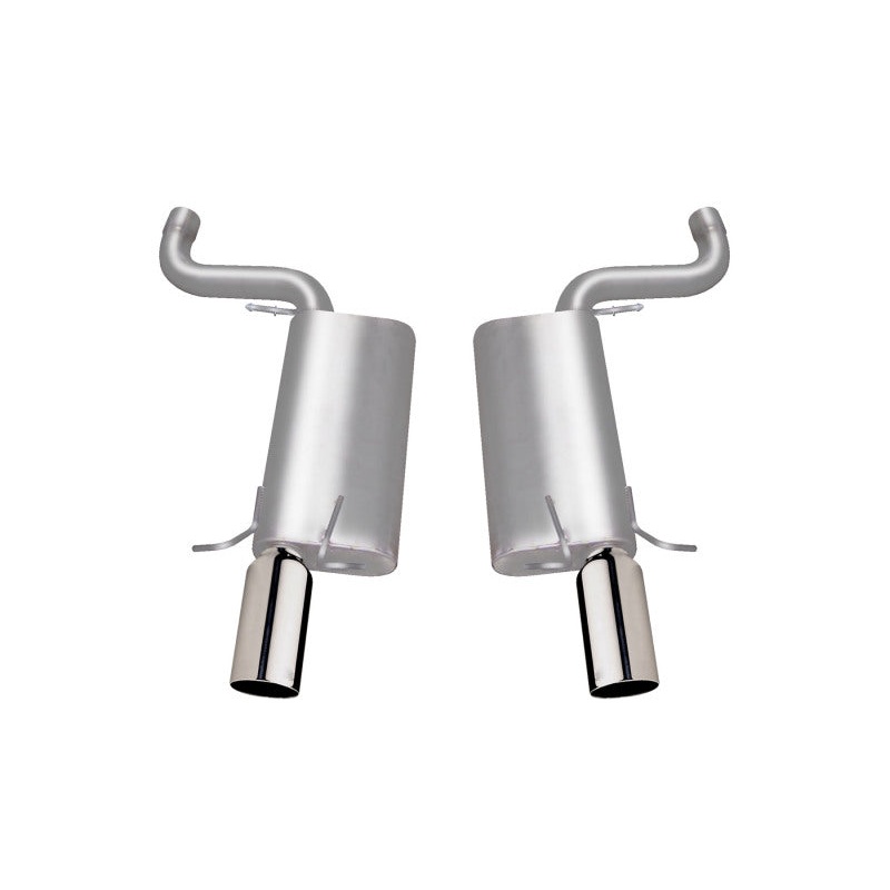Gibson 06-08 Cadillac STS V 4.4L 2.5in Axle-Back Dual Exhaust - Stainless