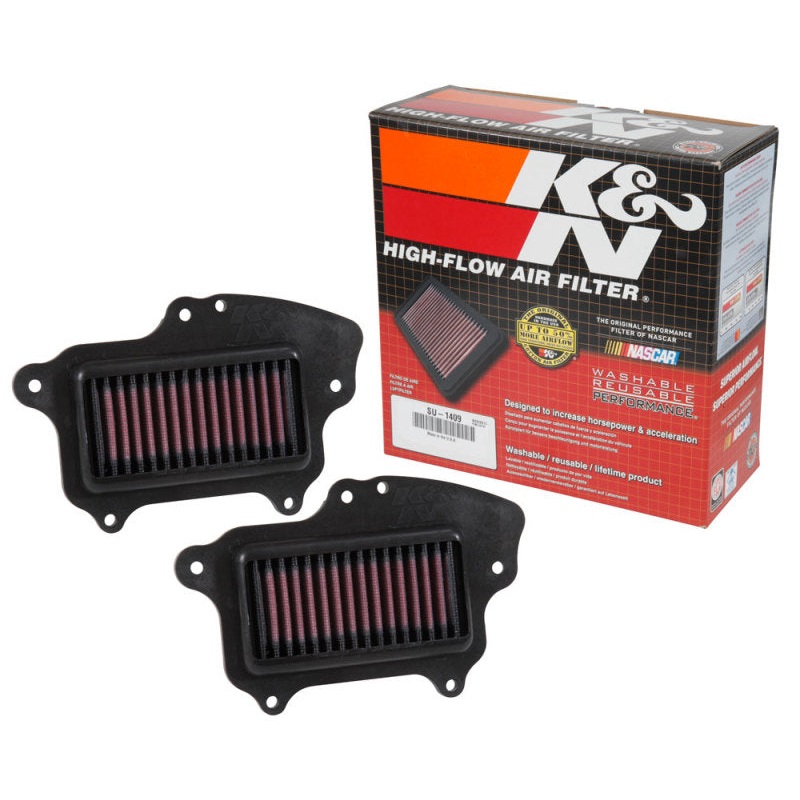 K&N 16-17 Suzuki Boulevard M90 1462CC Replacement Drop In Air Filter (Set of 2)