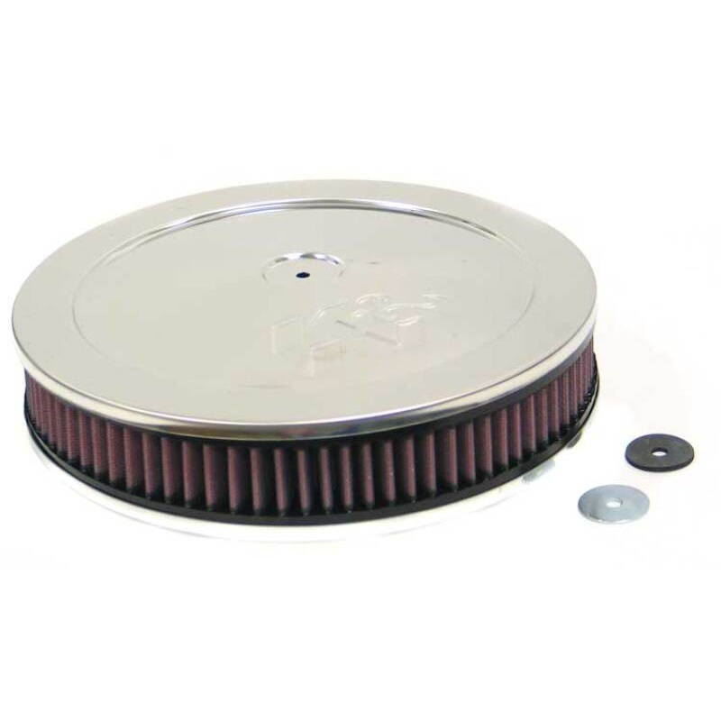 K&N Round Air Filter Assembly 5-1/8in FLG 11in OD 3-3/8in