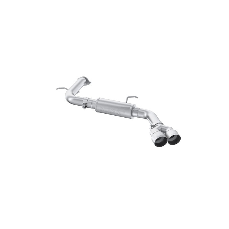 MBRP 21-24 Hyundai Elantra Aluminized Steel 3in Axle-Back Single Rear Exit with Dual Outlet Tip