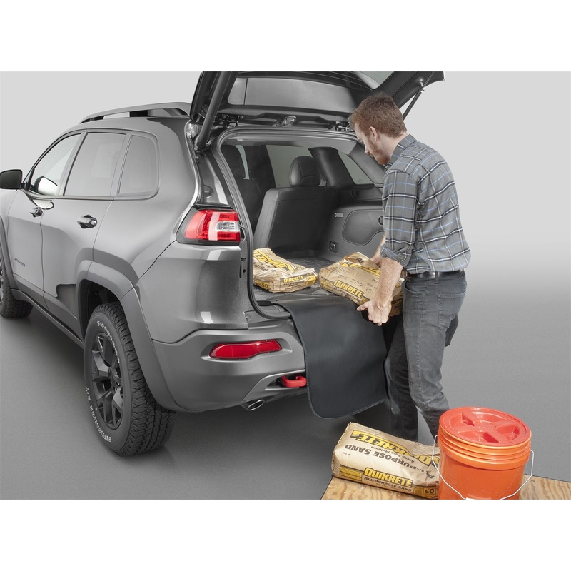 Cargo Liner w/Bumper Protector; Black; - WP363570879