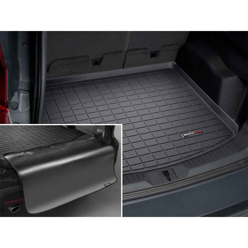 Cargo Liner w/Bumper Protector; Black; - WP363570728