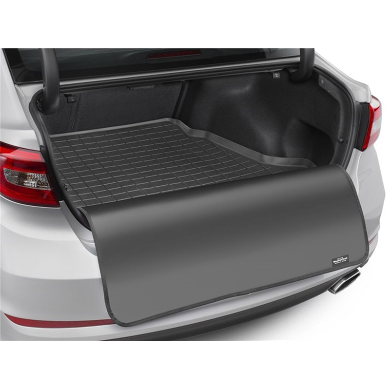 Cargo Liner w/Bumper Protector; Black; - WP363570574