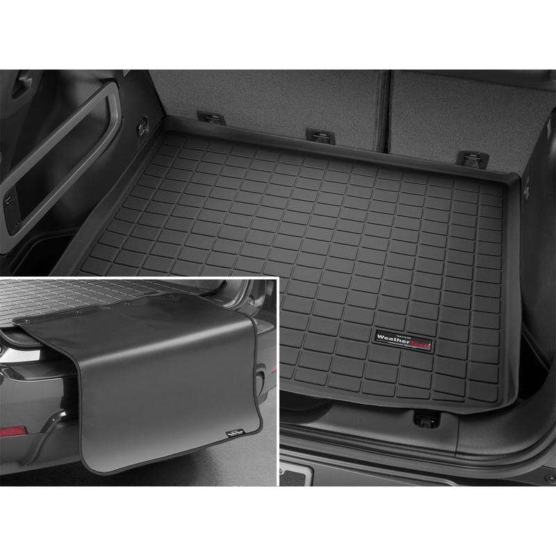 Cargo Liner w/Bumper Protector; Black; - WP363570612