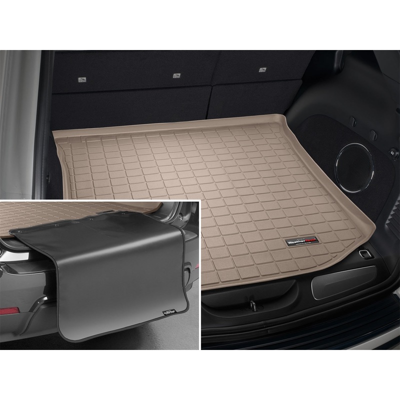 Cargo Liner w/Bumper Protector; Tan; - WP363569508