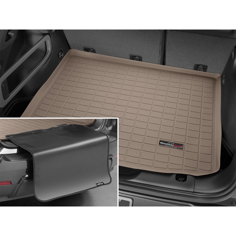 Cargo Liner w/Bumper Protector; Tan; - WP363569389