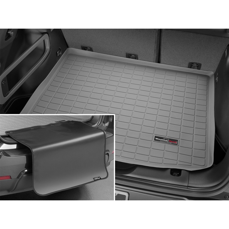 Cargo Liner w/Bumper Protector; Gray; - WP363568456