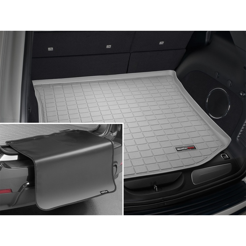 Cargo Liner w/Bumper Protector; Gray; - WP363568566