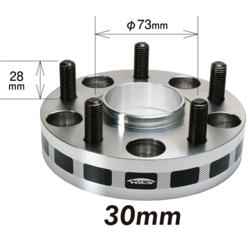 Project Kics 30mm Thick 12x1.50 60mm Hub 5-114.3 Wide Tread Spacers