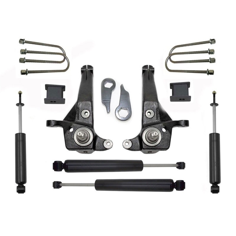 MaxTrac 01-09 Ford Ranger 2WD w/Torsion Bar Susp. (Non Stabilitrak) 5in/3in Spindle Lift Kit