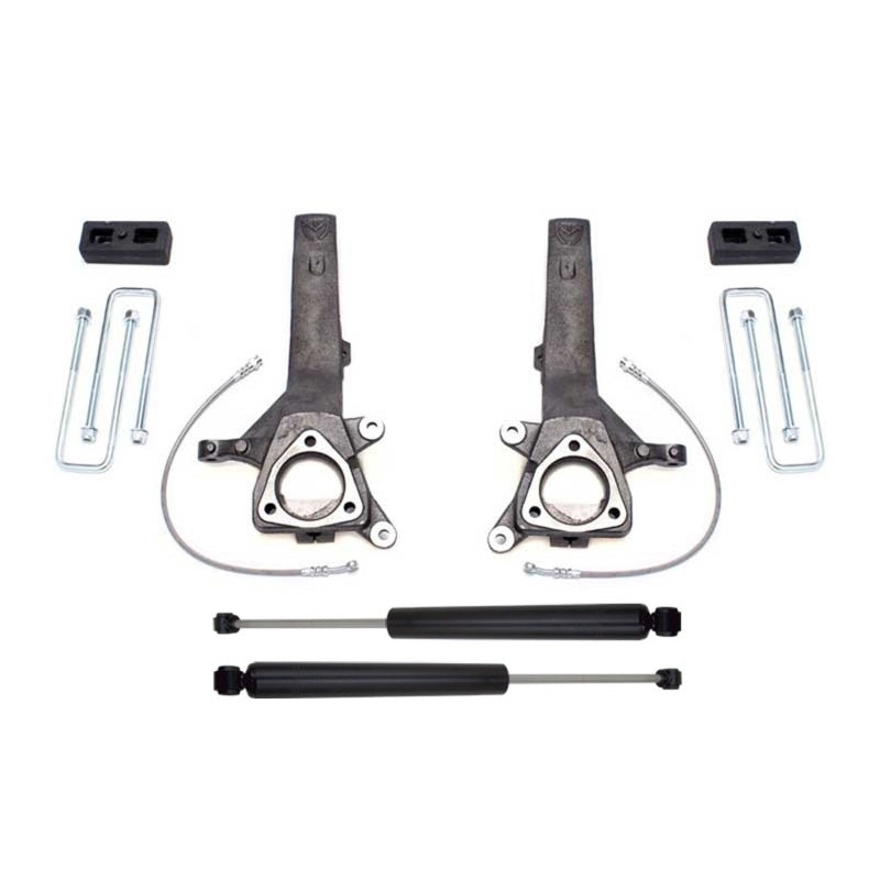 MaxTrac 04-18 Nissan Titan 2WD 4in/2in MaxPro Spindle Lift Kit w/MaxTrac Shocks