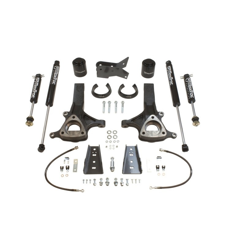 MaxTrac 09-18 RAM 1500 2WD 6.5in/4in Spindle & Spacer Value Lift Kit w/MaxTrac Shocks