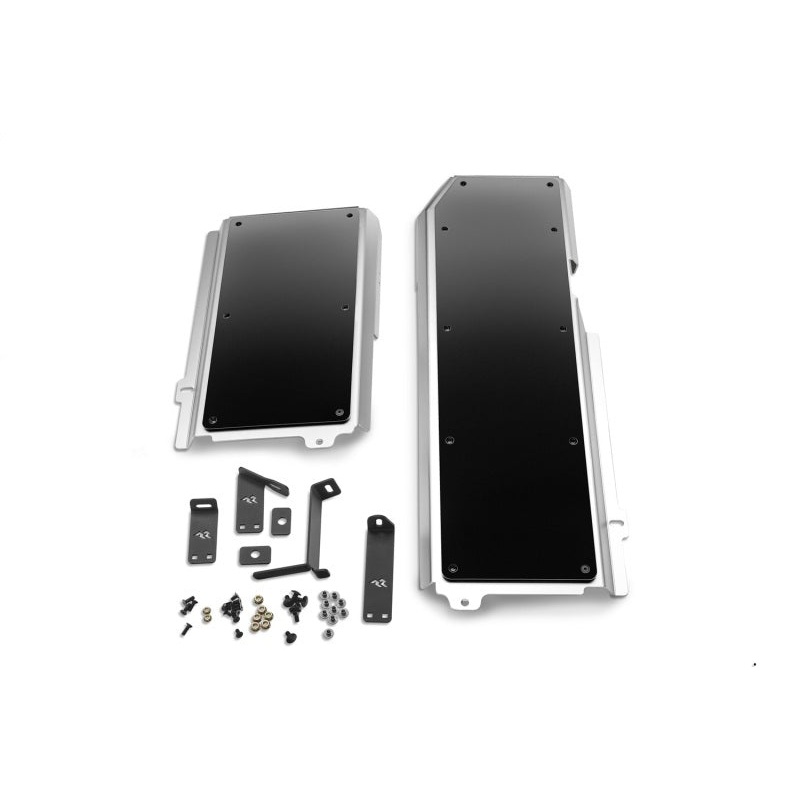 Rugged Ridge 18-23 Jeep Wrangler JLU 4dr Alum. Skid Plate for Gas Tank/Exhaust - Tex. Blk