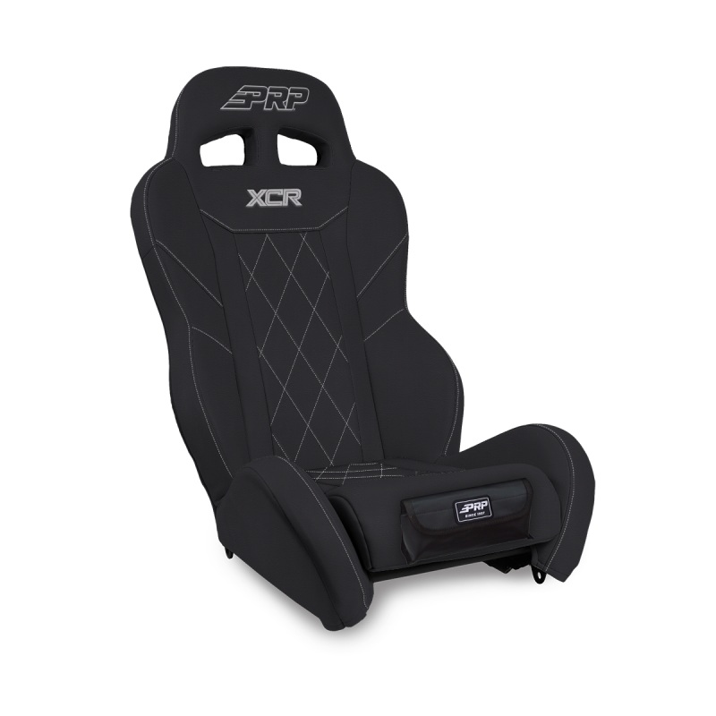 PRP XCR Suspension Seat - Black w Diamond Stitch/Front Pocket