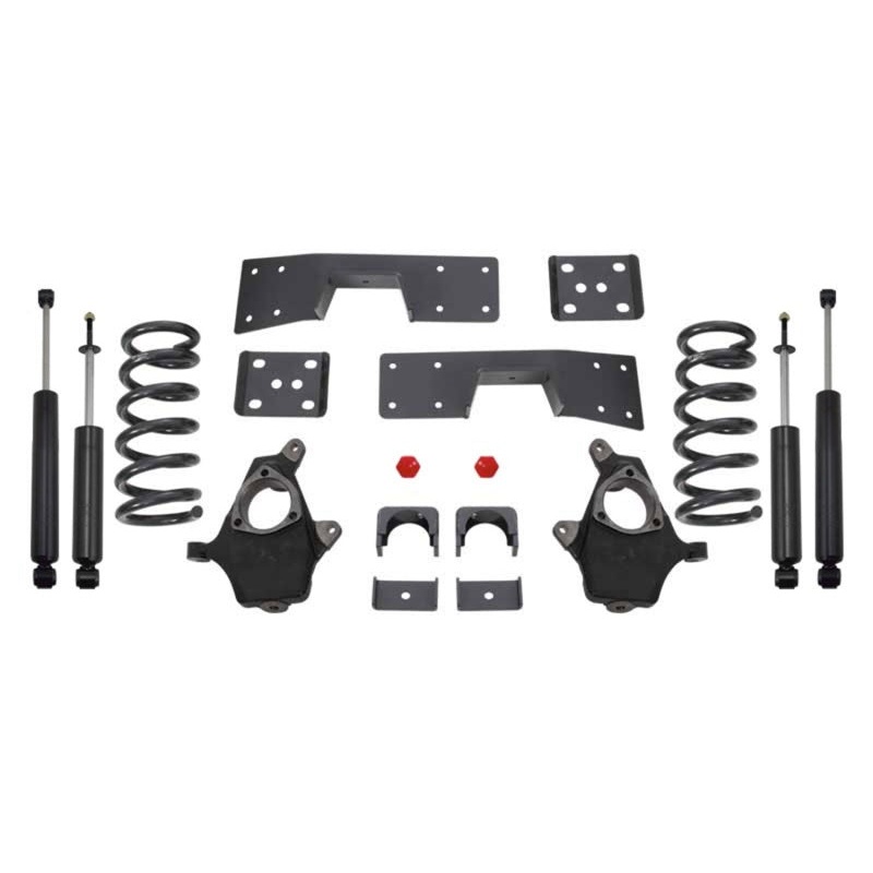 MaxTrac 99-06 GM C1500 2WD V6 3in/5in Lowering Spindle Kit