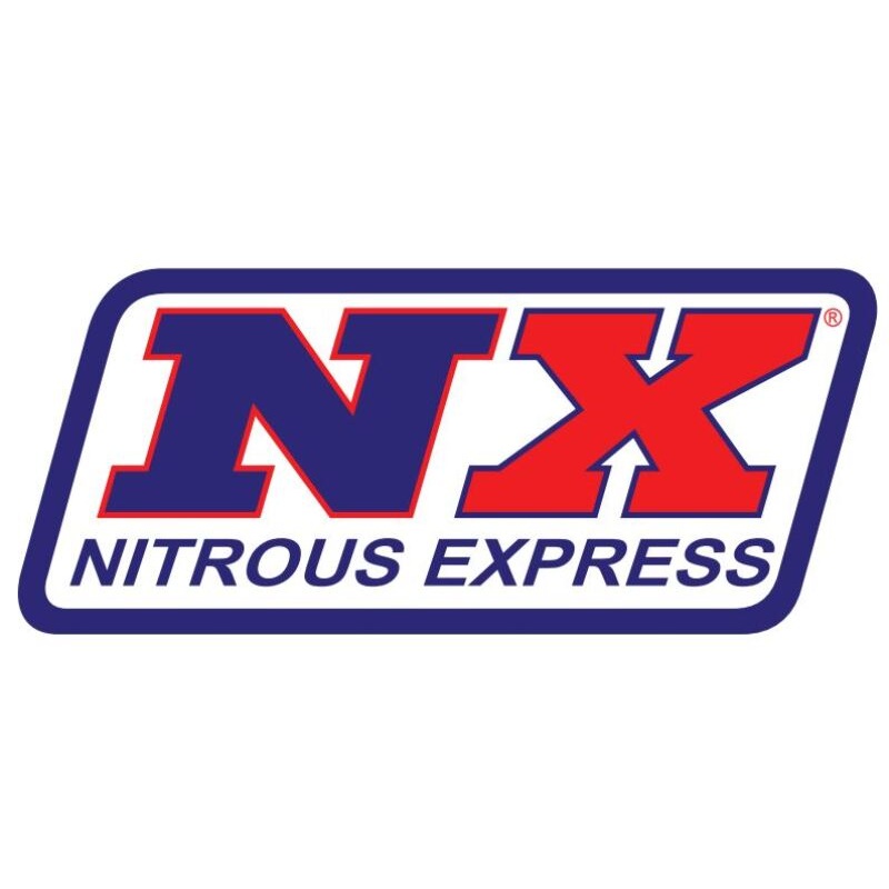 Nitrous Express 4AN 24in Stainless Braided SHO Hose (w/Black 90 Deg 3AN - One End)
