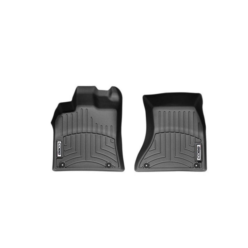 COBB 15-21 Porsche Macan S / Turbo / GTS Front FloorLiner by WeatherTech - Black - WT442301