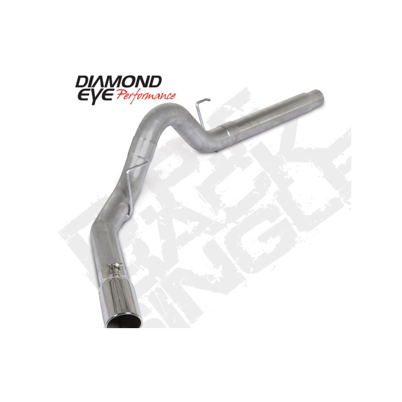 Diamond Eye 18-19 Ford 3.0L Powerstroke F150 - 4in Aluminized DPF Back Exhaust Kit w/ Tip 4512BRA-DE
