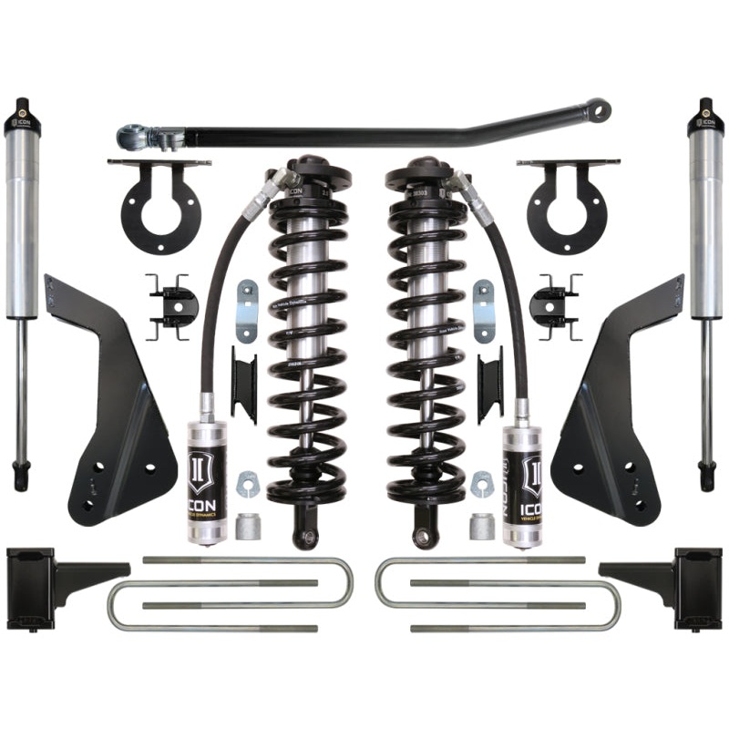 ICON 08-10 Ford F-250/F-350 4-5.5in Stage 2 Coilover Conversion System