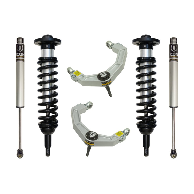 ICON 09-13 Ford F-150 2WD 0-2.63in Stage 2 Suspension System w/Billet Uca